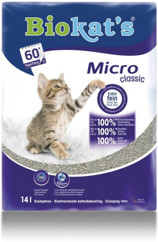 Kattengrit Biokat -micro classic 14 L