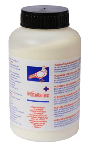 Diversen duif Vlietabo druivensuiker + vitamine 800 gr