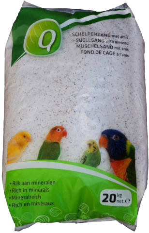 Bodembedekking Schelpenzand wit 5 kg